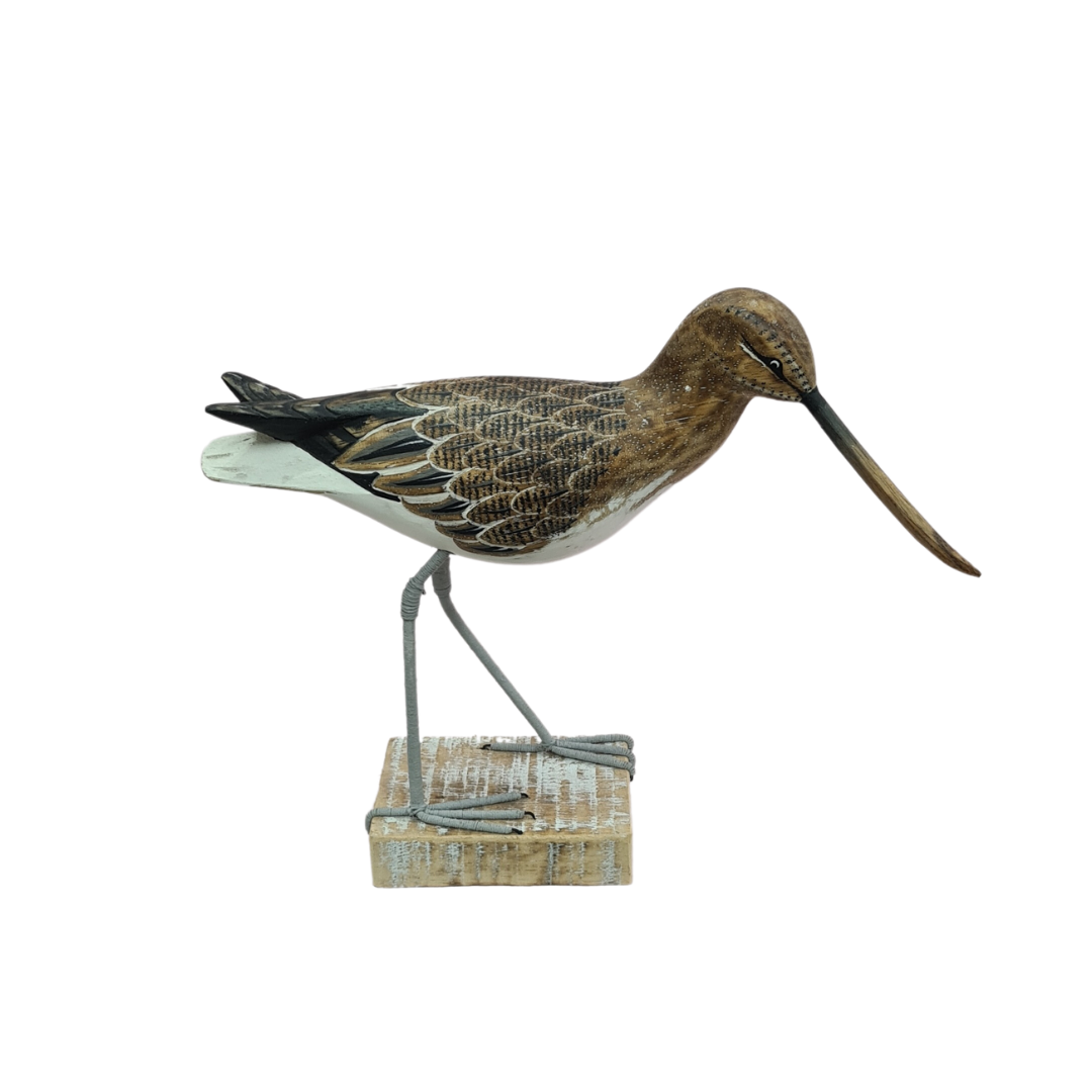 Gotwit bird figure walking detailed features 27 cm high