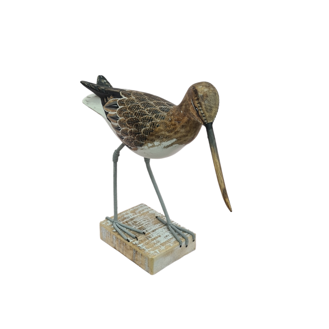 Gotwit bird figure walking detailed features 27 cm high