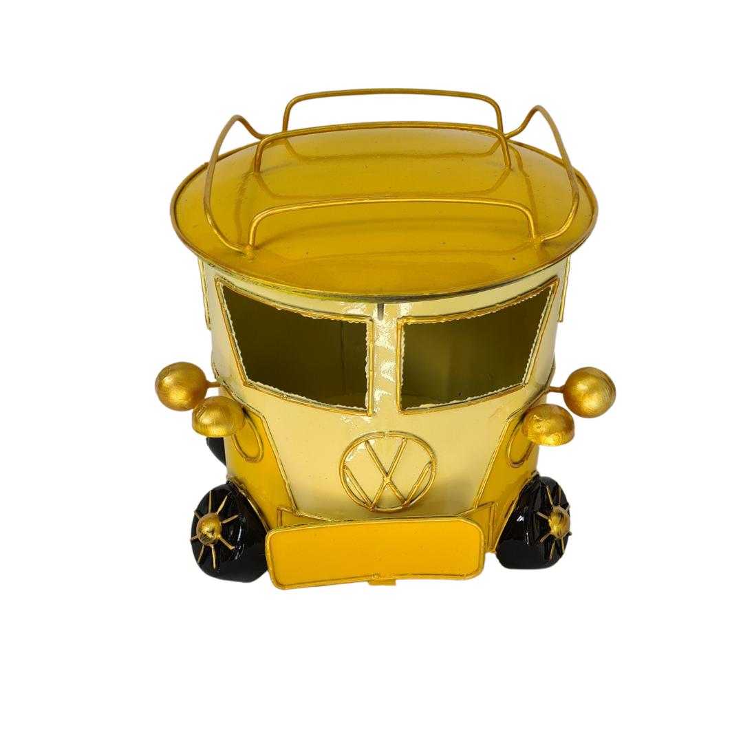 VW Combi mosquito coil holder yellow 17 cm