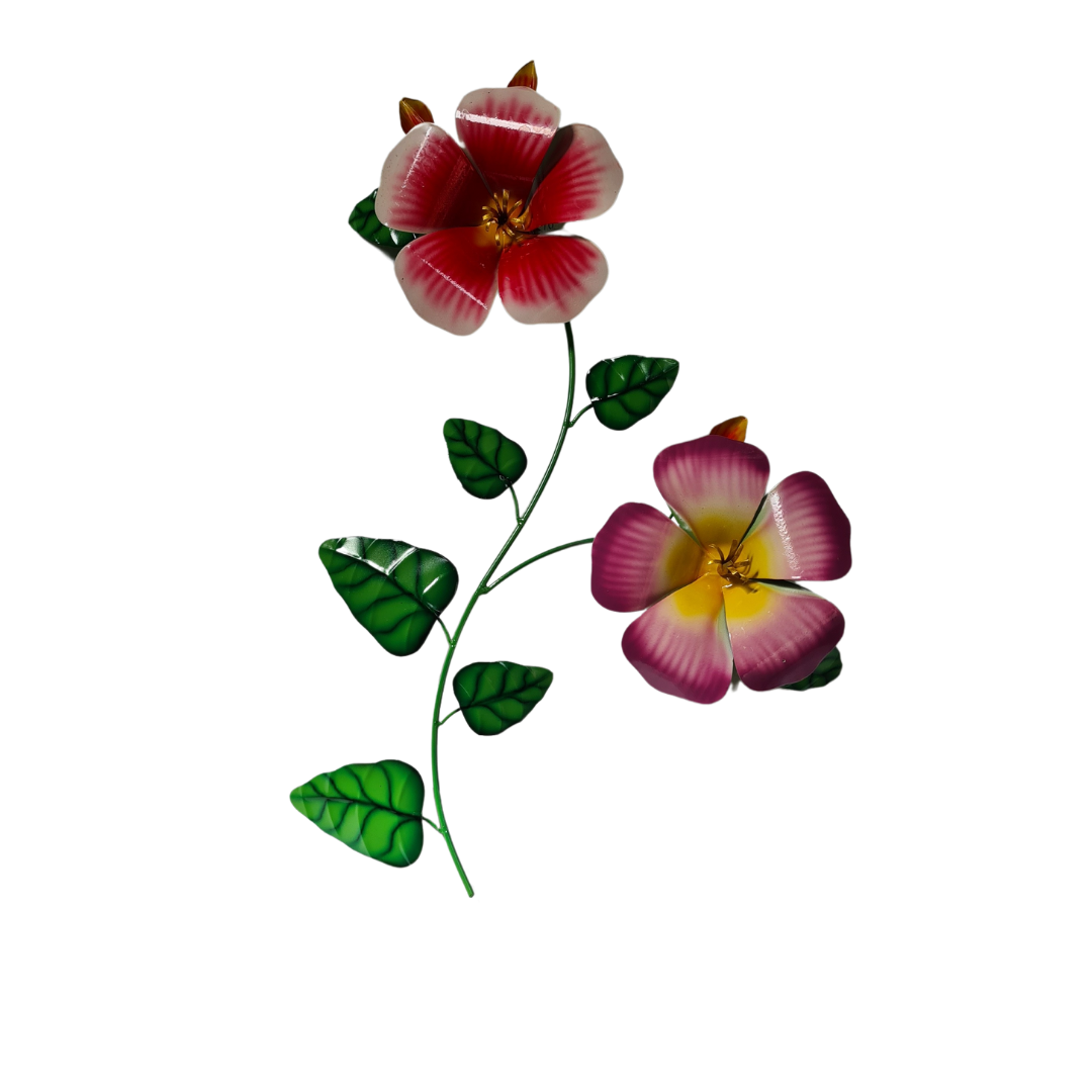 Flower vivid colours wall hanging 50 cm long
