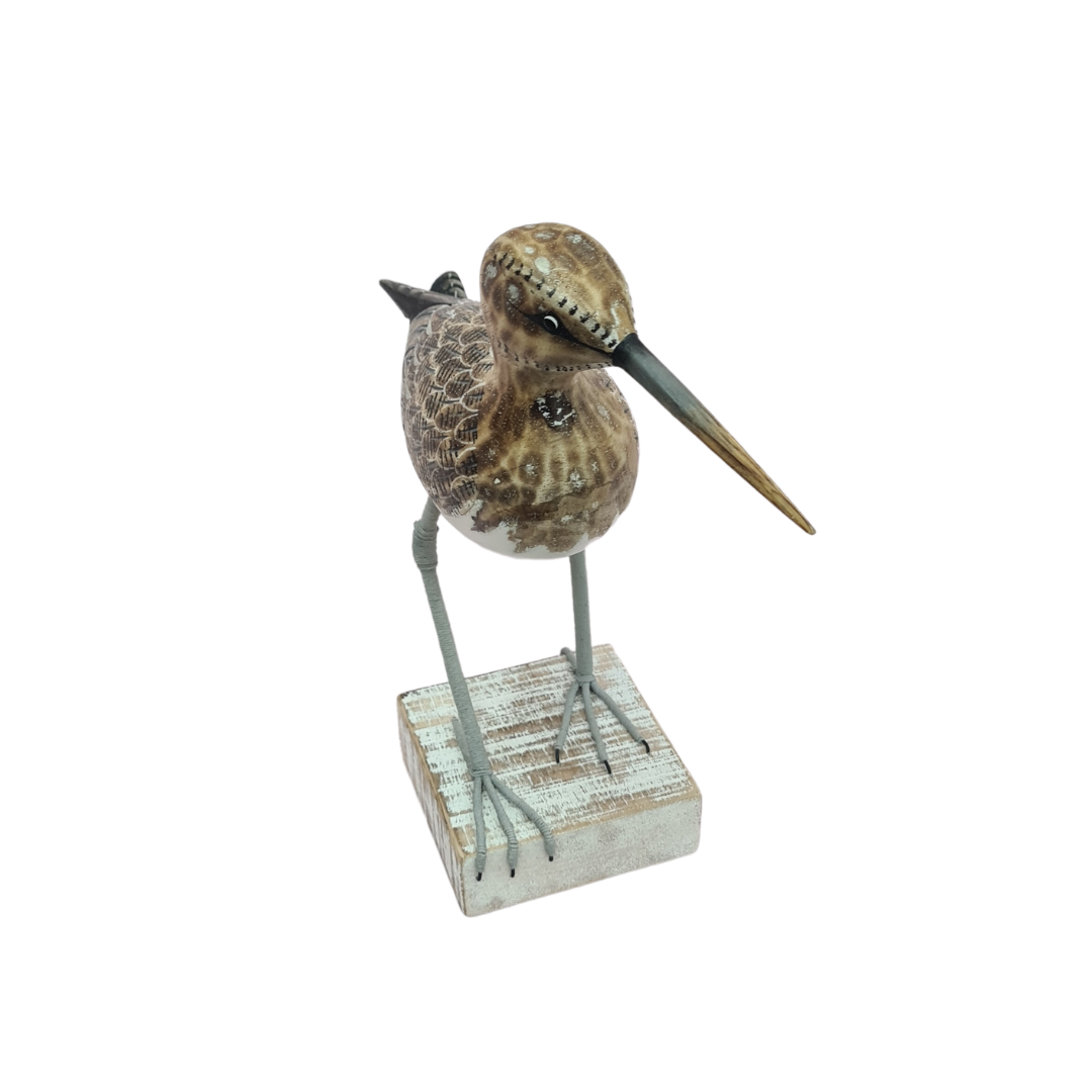 Sand piper figure walking detailed features 25 cm high
