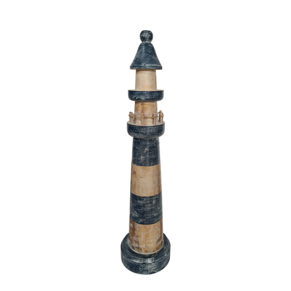 Lighthouse wooden replica 60 cm tall