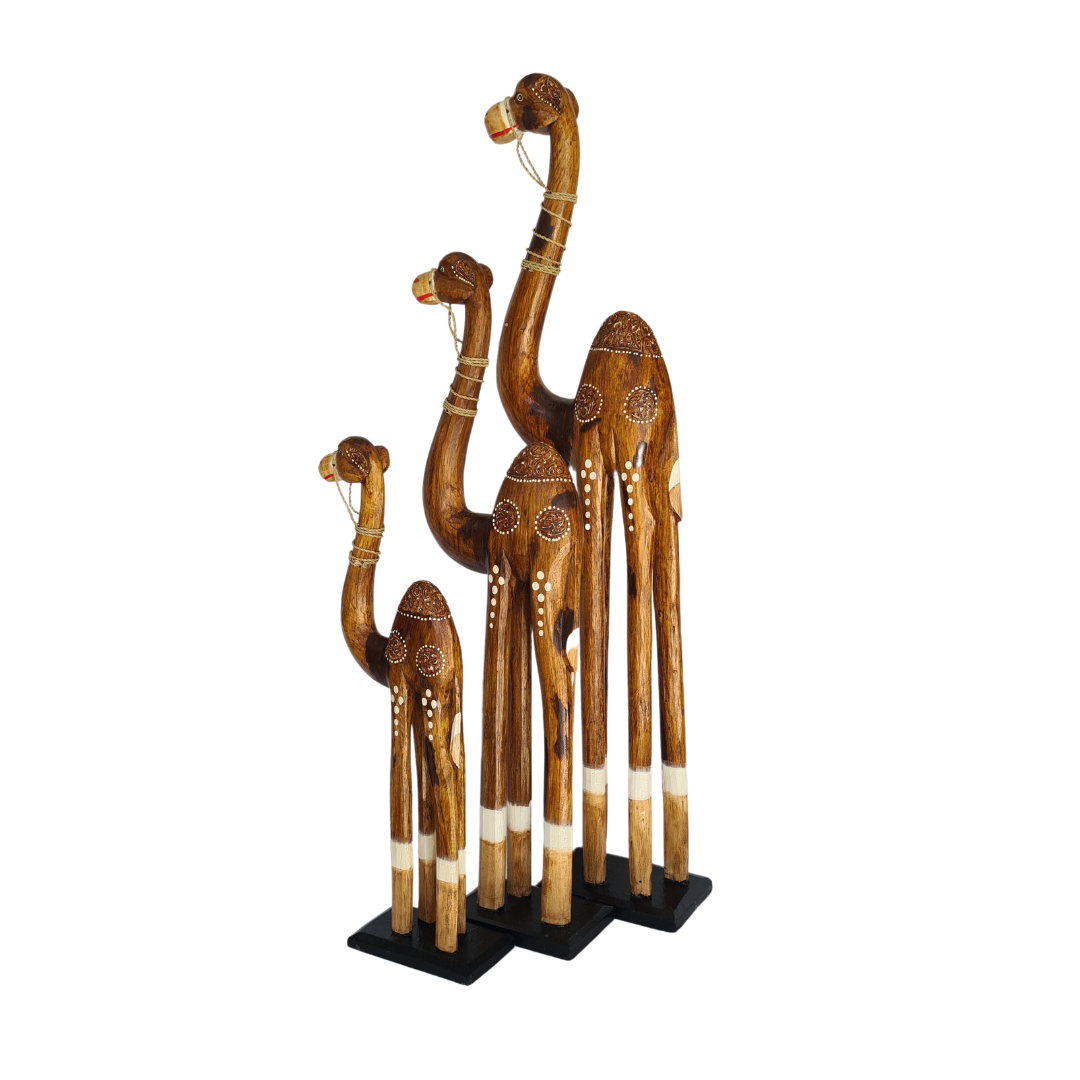 Camel set of 3 brown colour - 100, 80 &amp; 60 cm