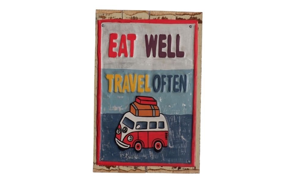 Wall Plaques - Eat well travel often