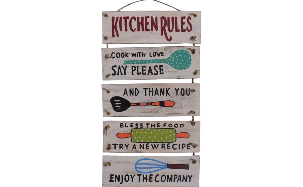 Wall Plaque - Kitchen Rules 2