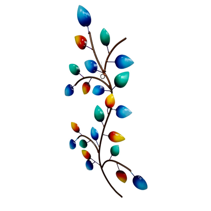 Leaf colourful wall hanging (30)