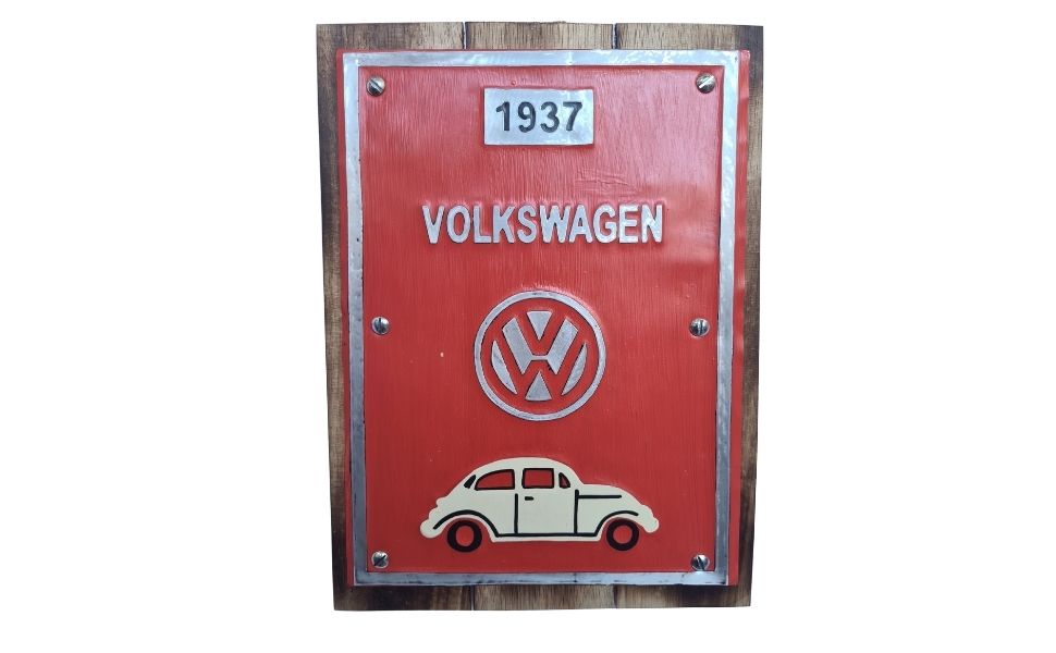 Plaque 1937 Volkswagen