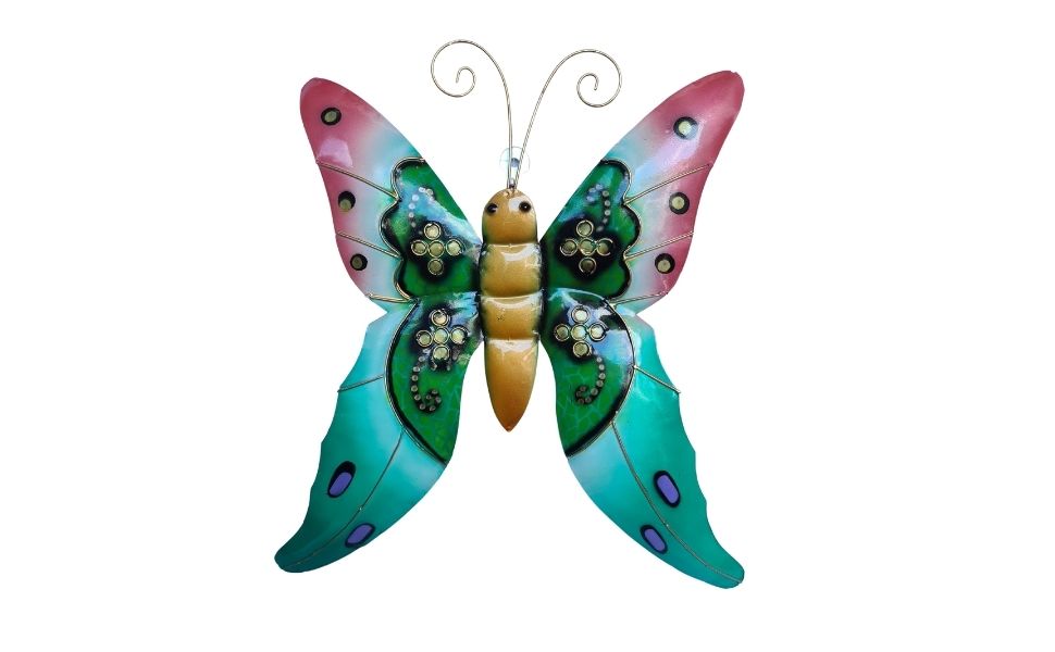 Butterfly blue wall hanging