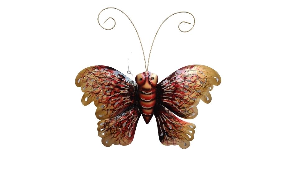 Butterfly red wall hanging